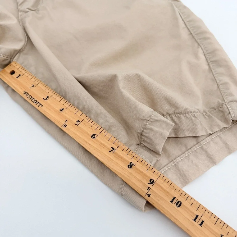 American Eagle Chino Shorts Mens 28x9 Tan Ne(x)t Level Flex Slim Cotton Casual